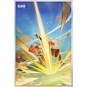原神 七聖召喚大会シリーズ 色紙 落下斬り