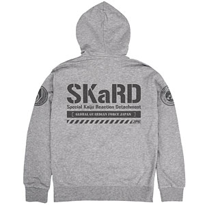 ウルトラマンブレーザー SKaRD ジップパーカー/MIX GRAY-XL