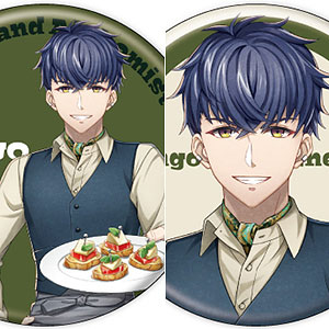 缶バッジ2個セット「文豪とアルケミスト」04/檀一雄 バーテンダーVer.(描き起こし)