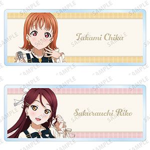 ラブライブ！サンシャイン！！ 描き下ろし チェックワンピース衣装 トレーディングアクリルネームプレート 9個入りBOX