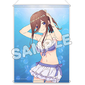 五等分の花嫁∽ 描き下ろしB2キラキラタペストリー(水着) 中野