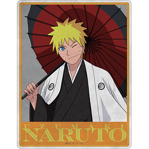 NARUTO-ナルト- 疾風伝 描き下ろしイラスト うずまきナルト 番傘和装ver. トラベルステッカー