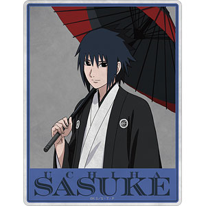 NARUTO-ナルト- 疾風伝 描き下ろしイラスト うちはサスケ 番傘和装ver. トラベルステッカー