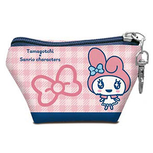 イヤフォンポーチ たまごっち×サンリオキャラクターズ06 ラブリっち×マイメロディ