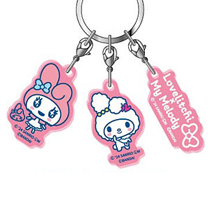 たまごっち ≪キティ ＆ マイメロ ≫ キーホルダー　コラボ 3連アクリルキーホルダー たまごっち×サンリオキャラクターズ01
