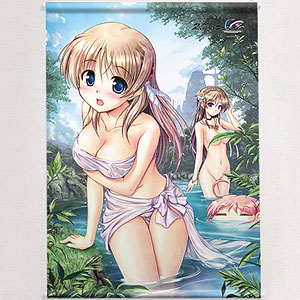 穢翼のユースティア B2タペストリー(フィオネ＆エリス＆ティア/水浴び)Wスエード