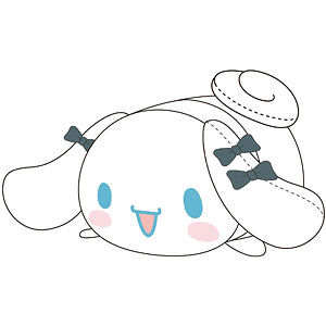 初音ミク×シナモロール ぽてコロマスコットMsize2 B：シナモロール(おすまし)