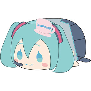 初音ミク×シナモロール ぽてコロマスコットMsize2 F：初音ミク(もぐもぐ)