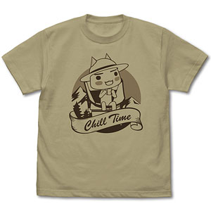 どこでもいっしょ トロ Tシャツ まったりキャンプVer./SAND KHAKI-L