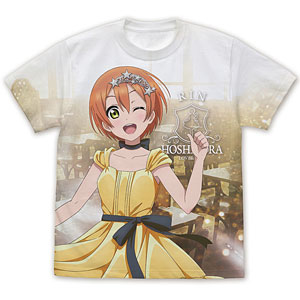 ラブライブ！ 描き下ろし 星空凛 フルグラフィックTシャツ パーティードレス2024Ver./M