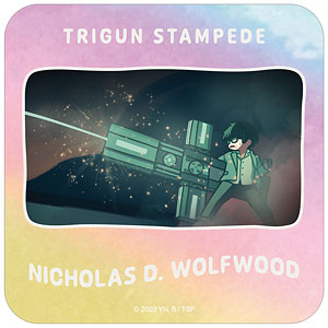 TVアニメ「TRIGUN STAMPEDE」 ニコラス・D・ウルフウッド ゆるコマ オーロラステッカー ver.B