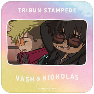 TVアニメ「TRIGUN STAMPEDE」 ヴァッシュ＆ニコラス ゆるコマ オーロラステッカー ver.A