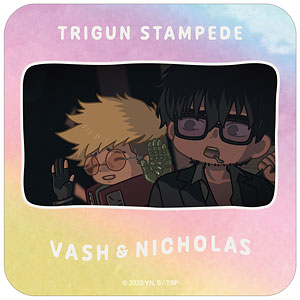 TVアニメ「TRIGUN STAMPEDE」 ヴァッシュ＆ニコラス ゆるコマ オーロラステッカー ver.B