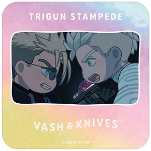 TVアニメ「TRIGUN STAMPEDE」 ヴァッシュ＆ナイヴズ ゆるコマ オーロラステッカー