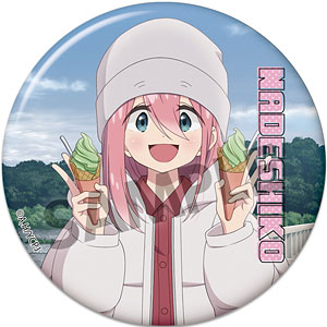 ゆるキャン△ SEASON3』 描き下ろし76mm缶バッジ 土岐綾乃 蓬莱