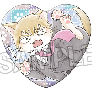 モブサイコ100 霊幻新隆 猫と仲良し 缶バッジ モブサイコ100 Ⅲ - 描き下ろしイラスト ハロウィンver