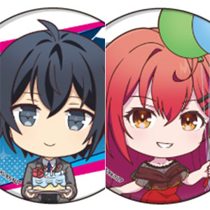 100%正規品 缶バッジ「『キミ戦』×『神飢え』×『なぜ僕』」01/ミニキャラ ピンズ・ピンバッジ・缶バッジ