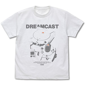 ドリームキャスト ゲームコンソール Tシャツ/WHITE-M