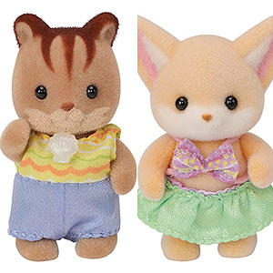 シルバニアファミリー S-75 なかよし赤ちゃんセット -水あそび-