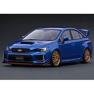 1/18 SUBARU WRX (CBA-VAB) STI Blue Metallic[イグニッションモデル]【送料無料】《０３月予約》