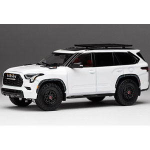 1/64 トヨタ Sequoia TRD PRO Ice Cap White DiecastTalk x Lamley特注