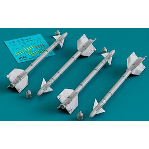 1/48 AIM-9D サイドワインダーミサイル(4個入)