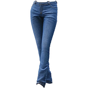 1/6 アウトフィット リアリスティック ジーンズ ウーマンズ ダークブルー (ドール用)