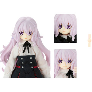 1/12『BlackRaven』ヘッドパーツset ～カテリナ 変わり者とその守護者～ ライトパープル (ドール用)