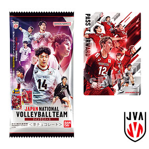 JAPAN NATIONAL VOLLEYBALL TEAM ツインウエハース 20個入りBOX (食玩)