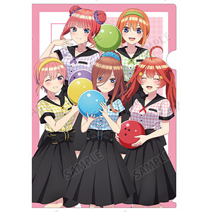 五等分の花嫁∽ 描き下ろし 集合 ボウラーガールver. クリアファイル