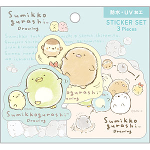 SE63501 すみっコぐらし 『すみっコドローイング』 ステッカー