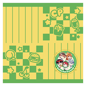 カラフルピーチ ハンドタオル ダイナー (1)