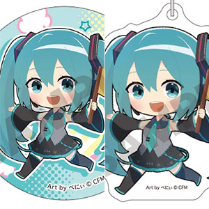 初音ミク 缶バッジ＆アクリルキーホルダーセット MEIKO エンジョイ大阪