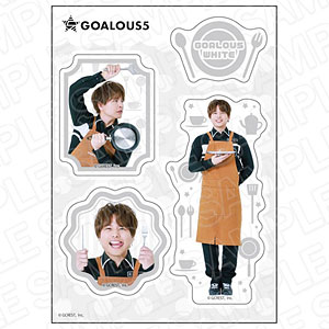GOALOUS5 ステッカーシート ゴーラスホワイト Cafe ver.