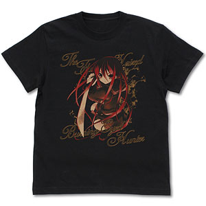 灼眼のシャナ 原作版 シャナ Tシャツ 炎髪灼眼Ver./BLACK-M