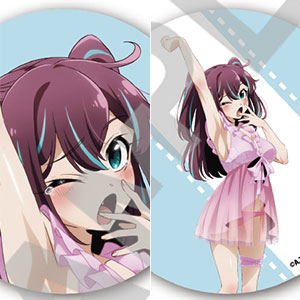 魔法少女にあこがれて 76mm缶バッジ2個セット 阿良河キウィ(描きおろし