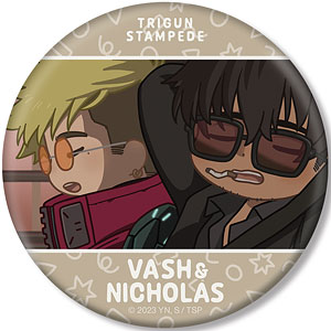 TVアニメ「TRIGUN STAMPEDE」 ヴァッシュ＆ニコラス ゆるコマ 3WAY缶バッジ ver.A