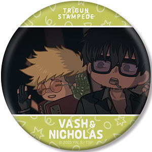 TVアニメ「TRIGUN STAMPEDE」 ヴァッシュ＆ニコラス ゆるコマ 3WAY缶バッジ ver.B