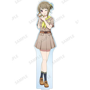 ラブライブ！ニジガク 東武動物公園コラボ 描き下ろし 中須かすみ サファリルックver. 特大アクリルスタンド