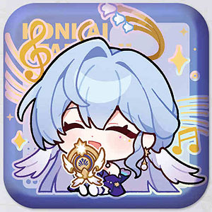 崩壊：スターレイル パムの展示館シリーズ スクエア缶バッチ ロビン