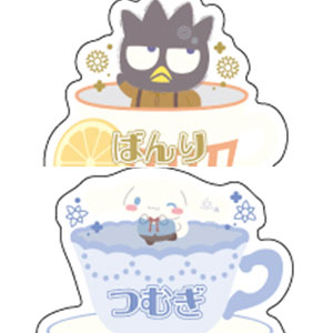 おなまえプレートバッジ「A3！×Sanrio characters」06/A＆W ミニキャライラスト 12個入りBOX
