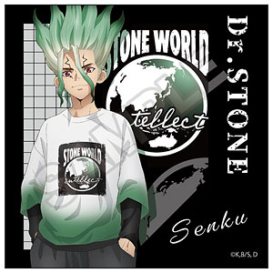 Dr.STONE Monotone Street ステッカー あさぎりゲン[GRANUP Dr.STONE Monotone Street ステッカー あさぎりゲン[GRANUP