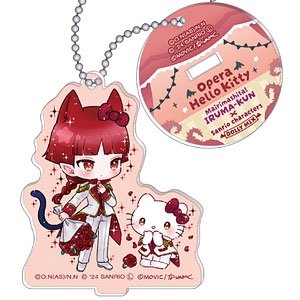 魔入りました！入間くん×サンリオキャラクターズ スタンド付きアクリルキーホルダー/オペラ×ハローキティ〈DOLLY MIX〉