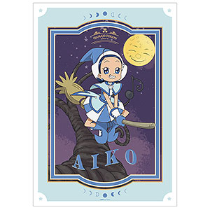 おジャ魔女どれみ ドッカ～ン！ 描き下ろし あいこ 魔女界へ行くどれみたちver. A3マット加工ポスター