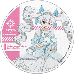 夜桜さんちの大作戦×サンリオキャラクターズ 白雲石コースター 夜桜二刃×シナモロール