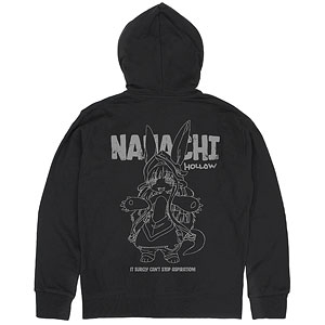 メイドインアビス 烈日の黄金郷 幼稚園PARCOビッグシルエットパーカー ナナチ メイドインアビス 烈日の黄金郷 ナナチのサイン ジップパーカー/BLACK