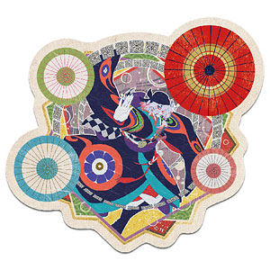 『劇場版モノノ怪 唐傘』 トラベルステッカー 2.薬売りB