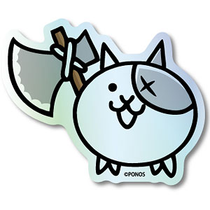 NYA-003 にゃんこ大戦争 ホログラムステッカー バトルネコ