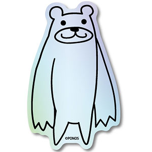 NYA-006 にゃんこ大戦争 ホログラムステッカー クマ先生