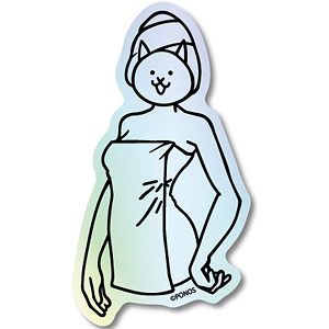 NYA-011 にゃんこ大戦争 ホログラムステッカー ネコエステ